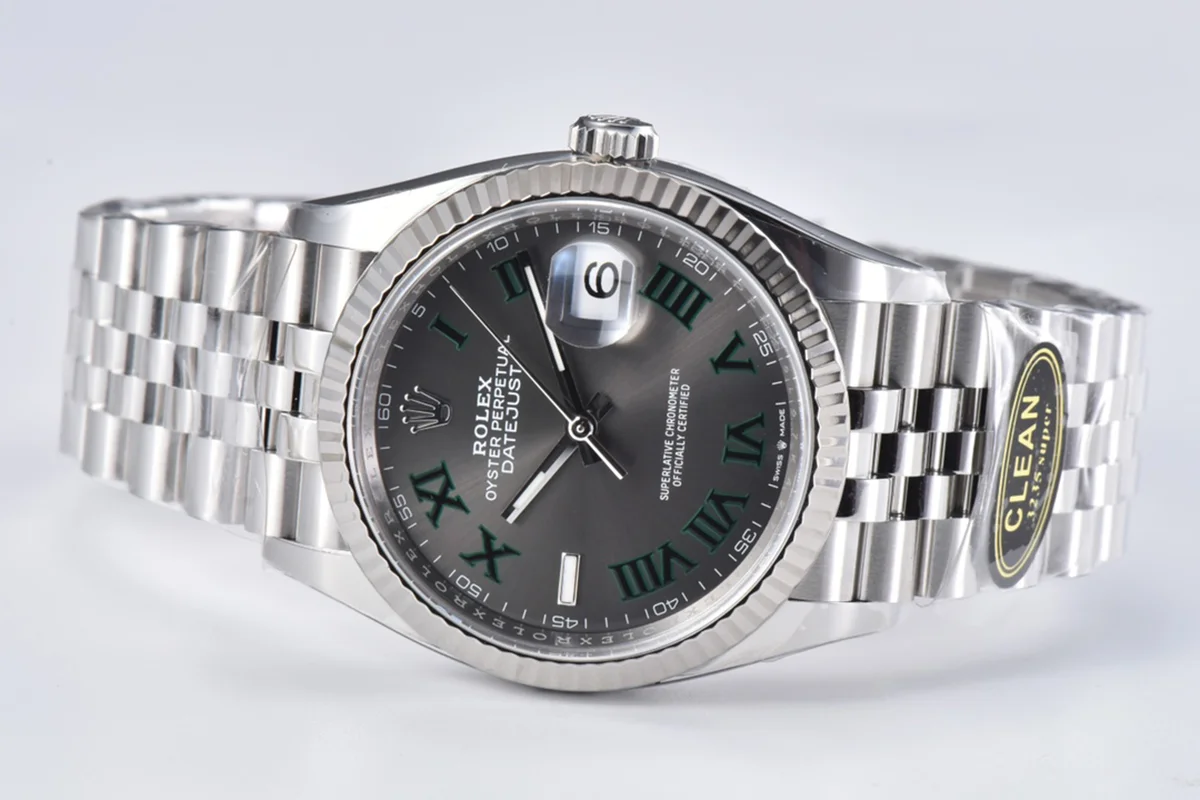 Datejust 36 126334 Slate Grey Dial Stick on Jubilee Bracelet