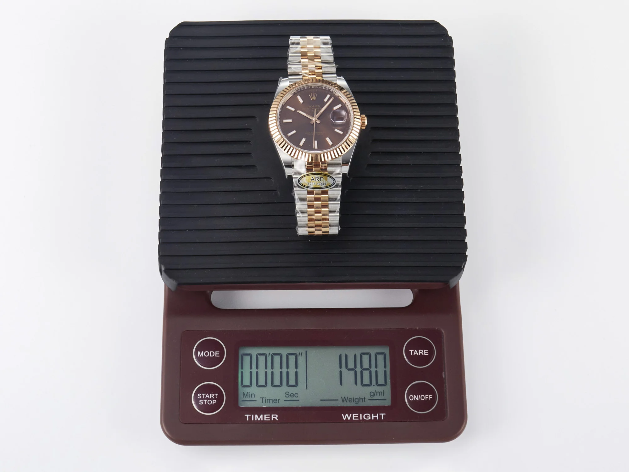 DateJust 41 126331 ARF 1:1 Best Edition 904L Steel Brown Dial on SS/RG Jubilee Bracelet SH3235(Gain Weight)