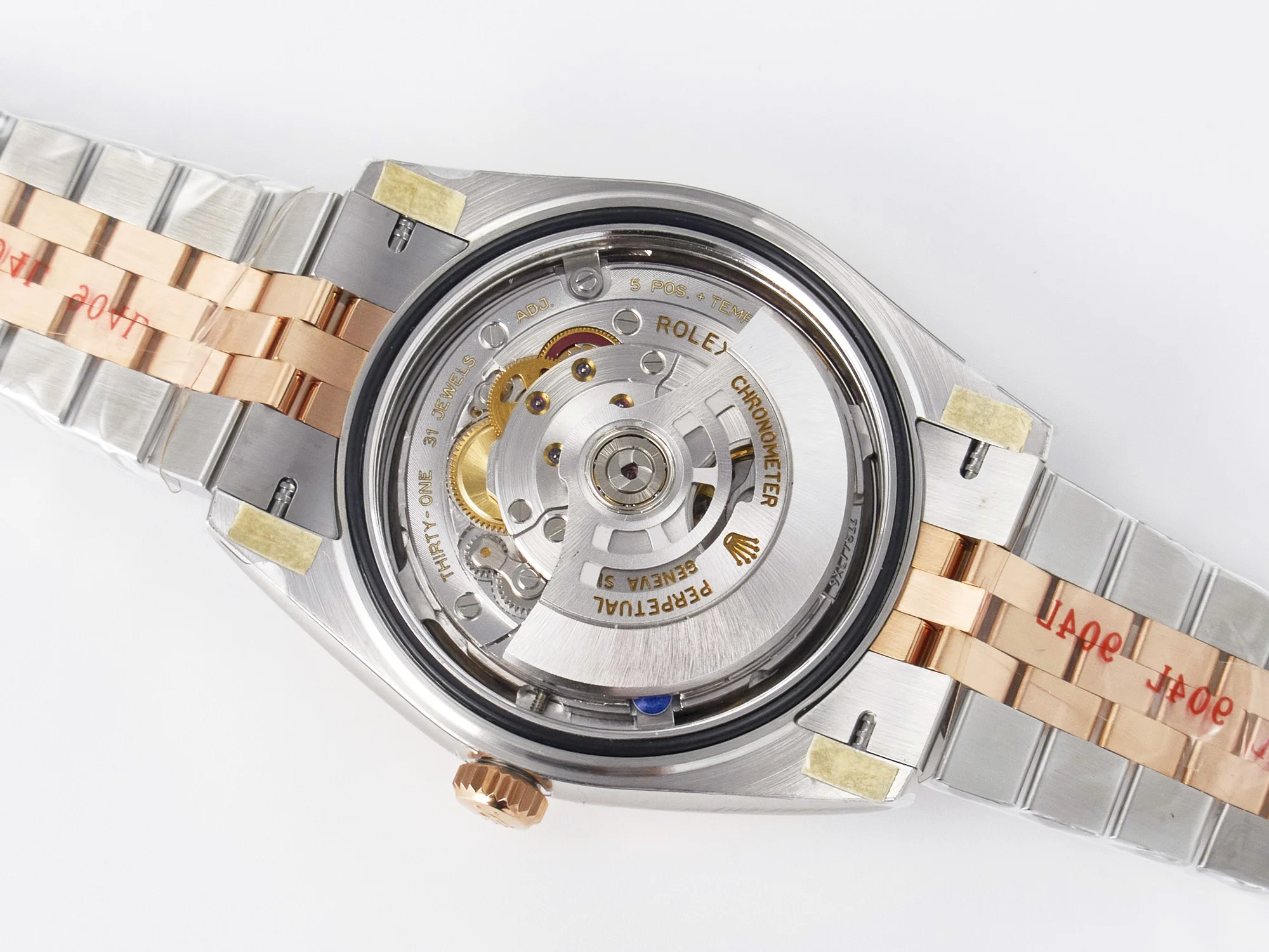 DateJust 41 126331 ARF 1:1 Best Edition 904L Steel Gray Textured Dial on SS/RG Jubilee Bracelet SH3235(Gain Weight)
