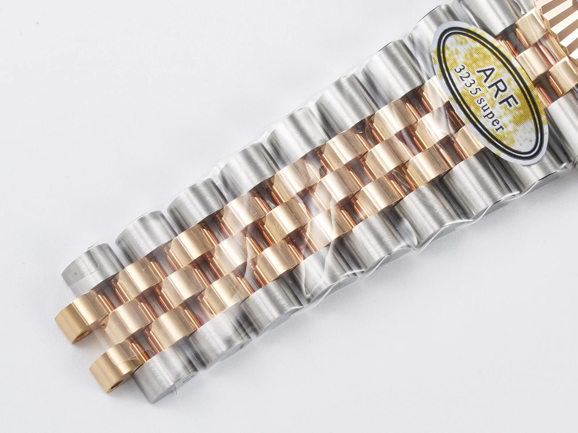 DateJust 41 126331 ARF 1:1 Best Edition 904L Steel Gray Textured Dial on SS/RG Jubilee Bracelet SH3235(Gain Weight)
