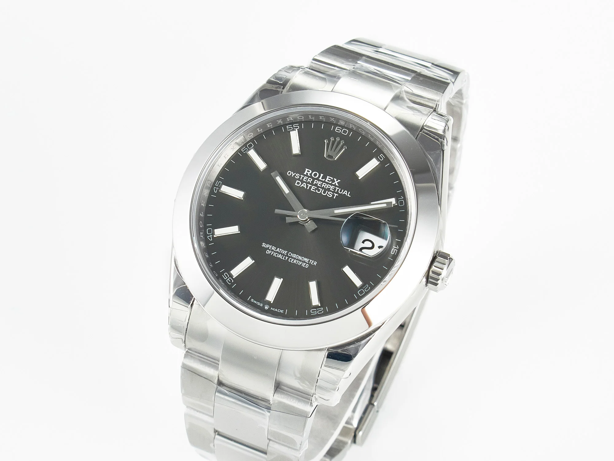 DateJust 41 126334 904L SS VSF 1:1 Best Edition Gray Dial on Oyster Bracelet VS3235