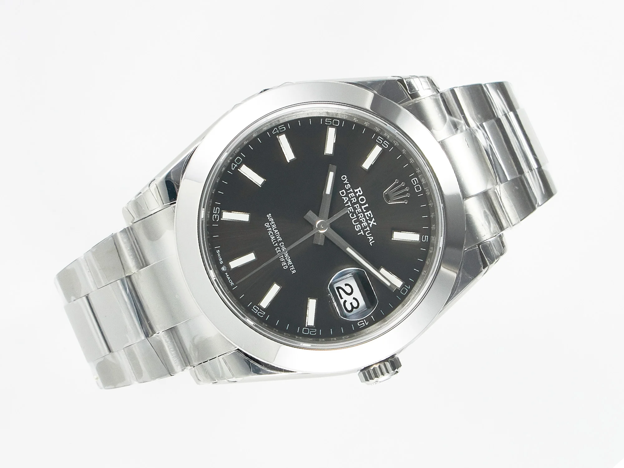 DateJust 41 126334 904L SS VSF 1:1 Best Edition Gray Dial on Oyster Bracelet VS3235