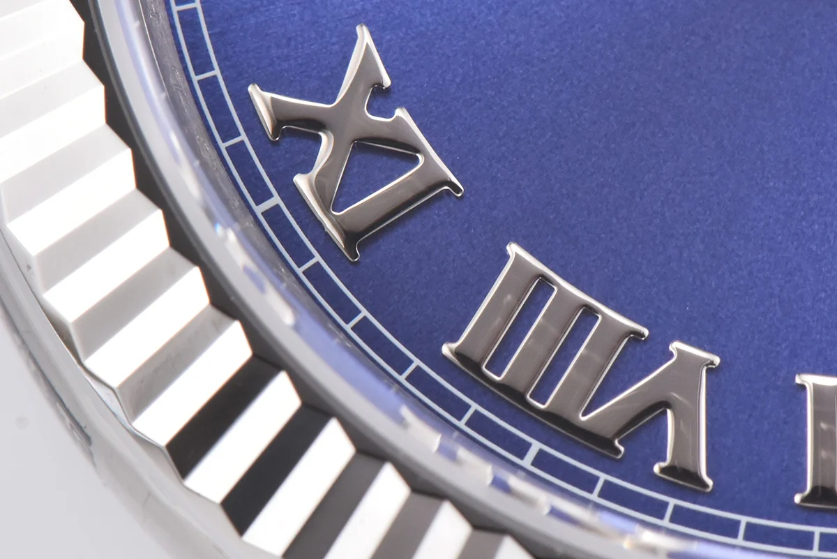 Datejust 41 126334 Azzurro Blue Dial Roman Markers on Jubilee Bracelet