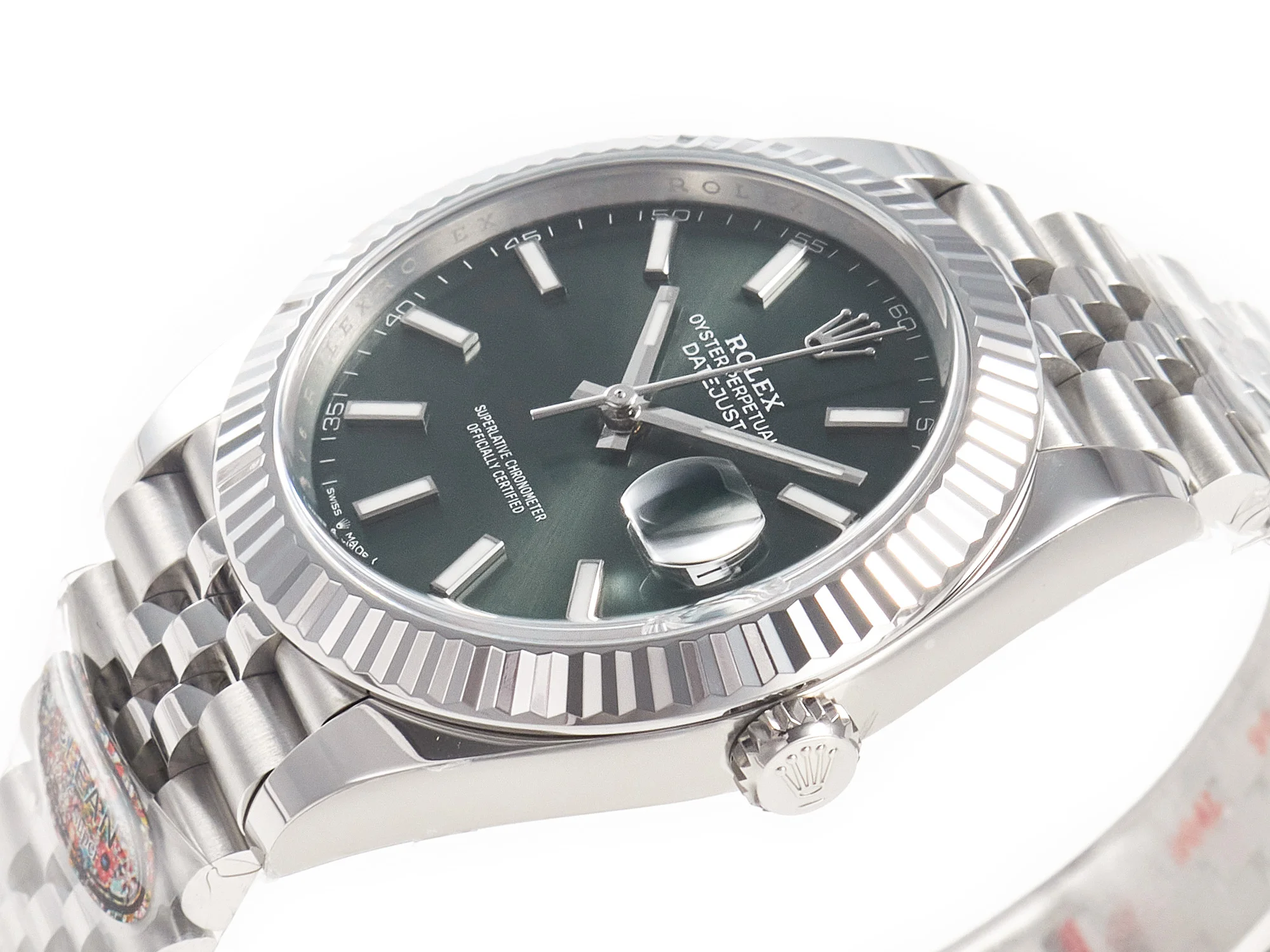 DateJust 41 126334 Clean 1:1 Best Edition 904 L Steel Mint Green Dial on Jubilee Bracelet VR 3235