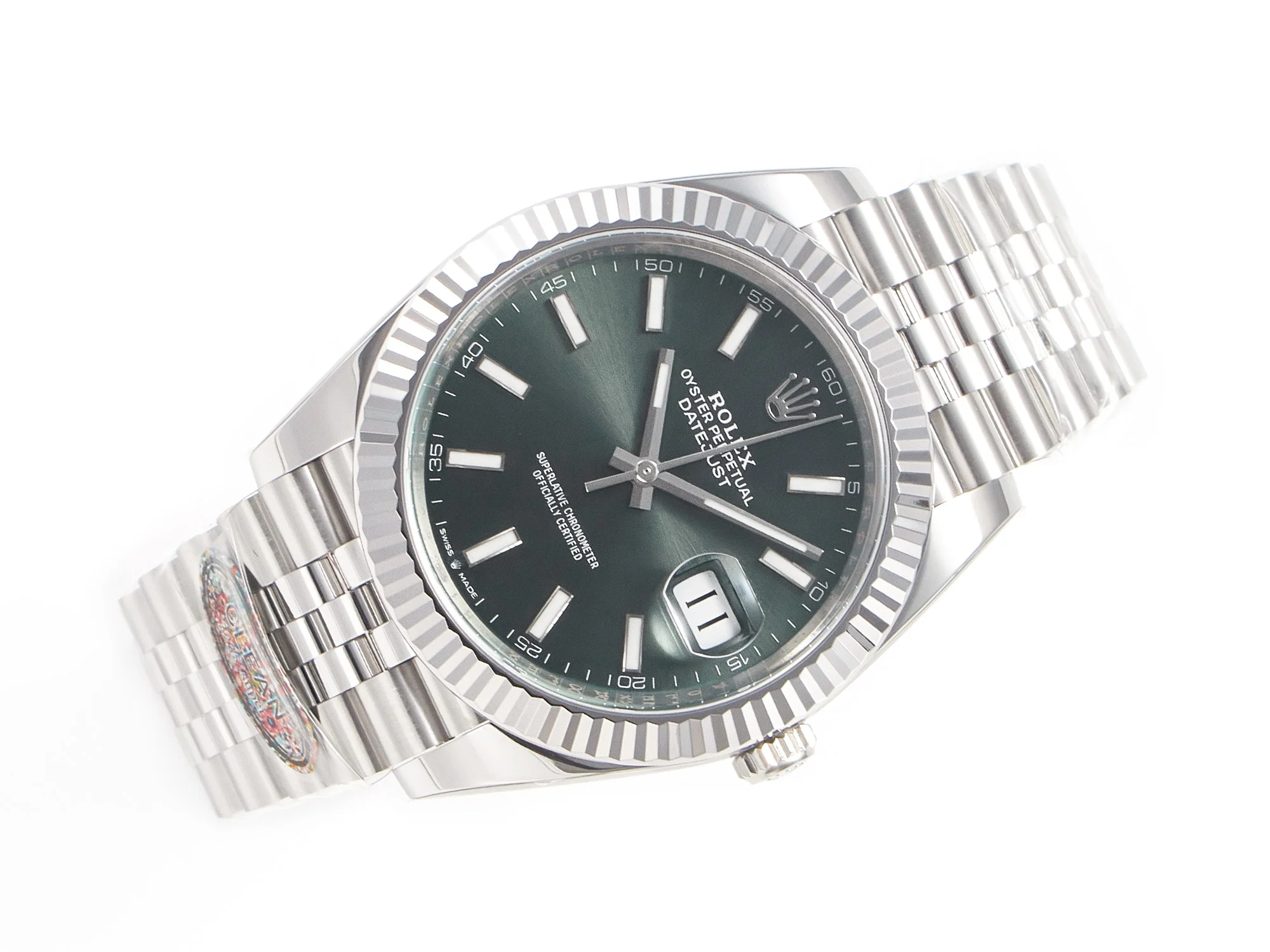 DateJust 41 126334 Clean 1:1 Best Edition 904 L Steel Mint Green Dial on Jubilee Bracelet VR 3235