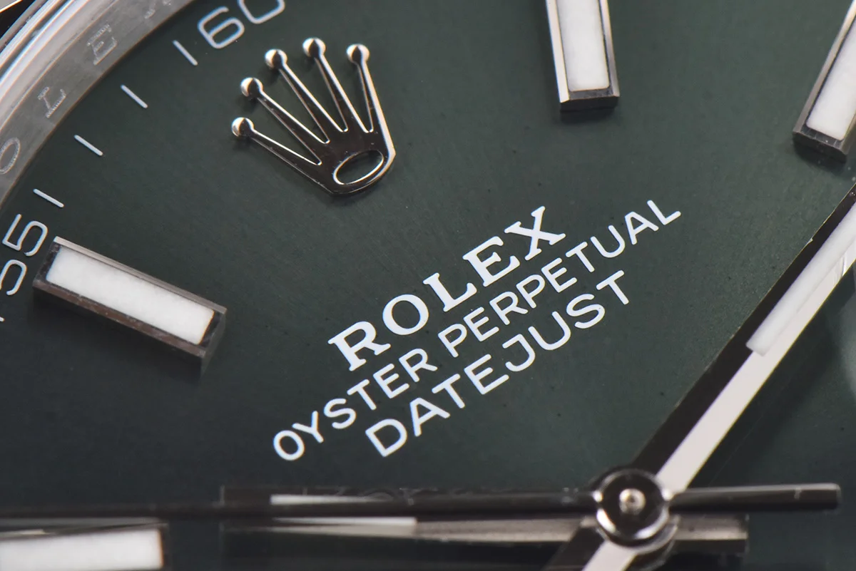 Datejust 41 126334 Mint Green Dial Stick Markers on Oyster Bracelet