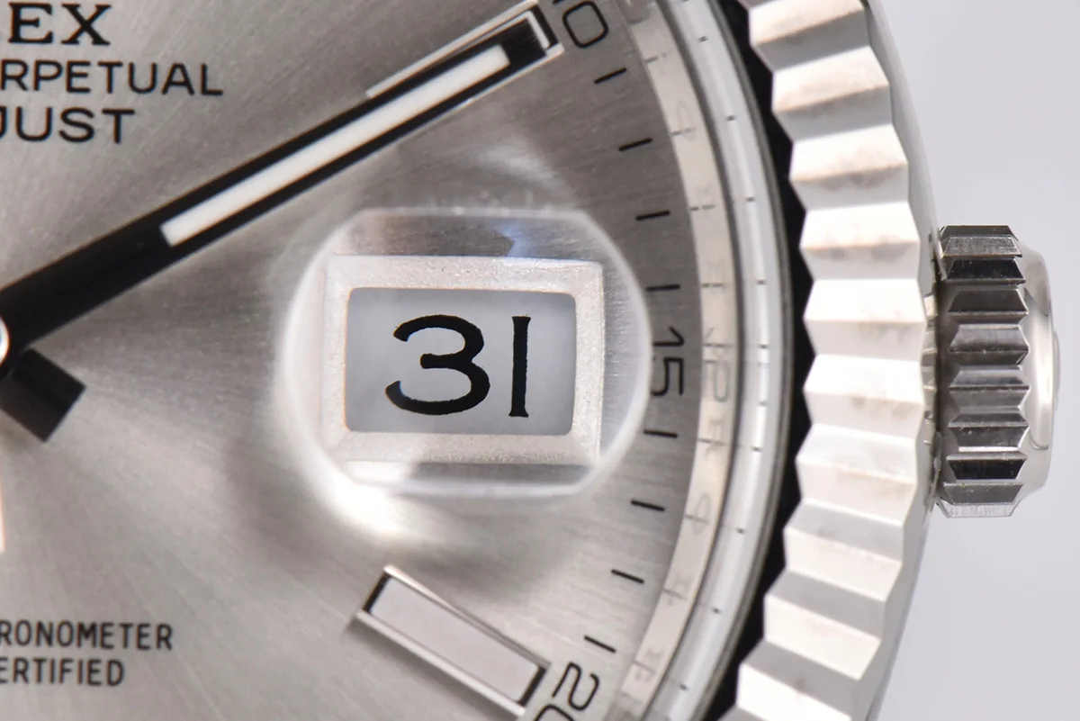 Datejust 41 126334 Silver Dial Stick Markers on Oyster Bracelet