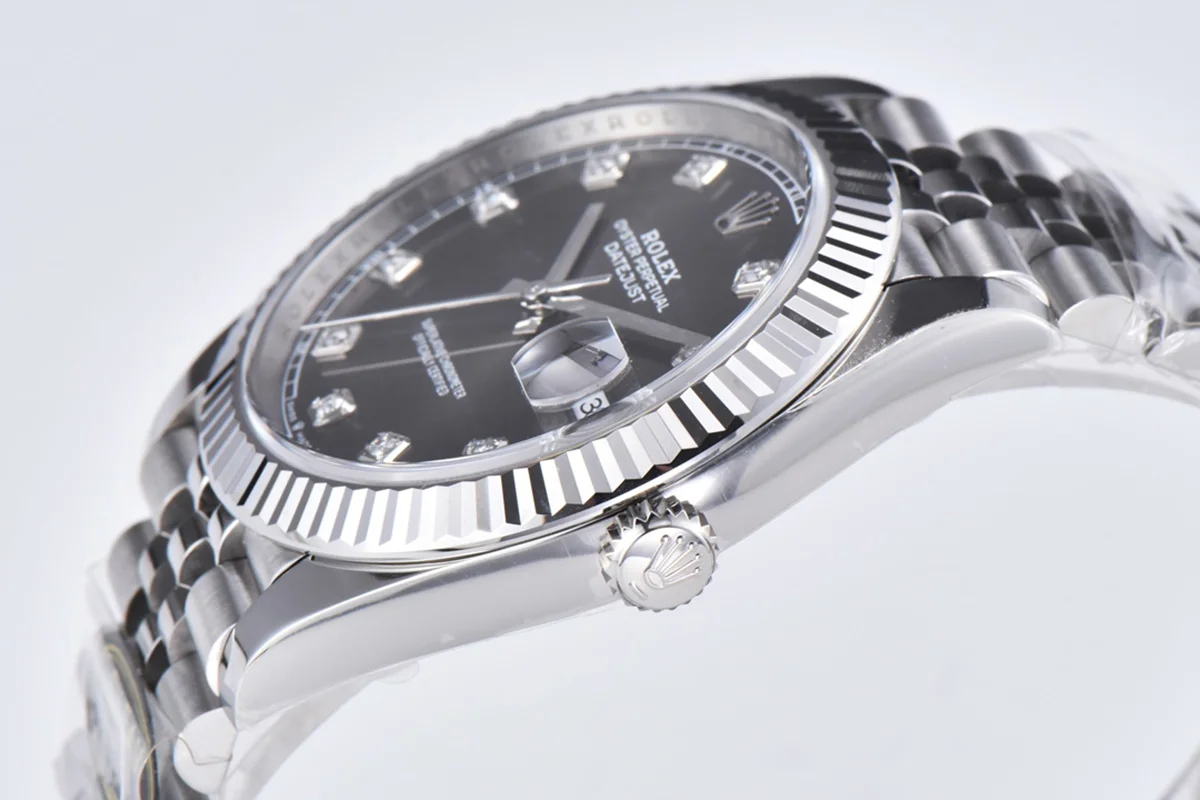 Datejust 41 126334 Slate Dial Diamond Markers on Jubilee Bracelet