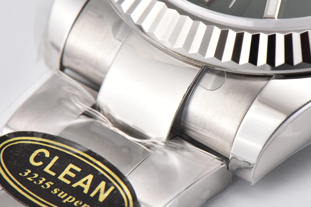 Datejust 41 126334 Slate Dial Stick Markers on Oyster Bracelet