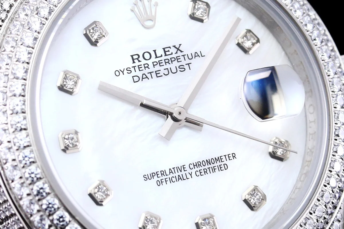 Datejust 41 with Diamond Markers in Steel