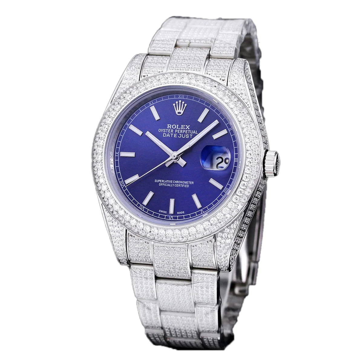 Datejust 41 with Stick Markers in Steel