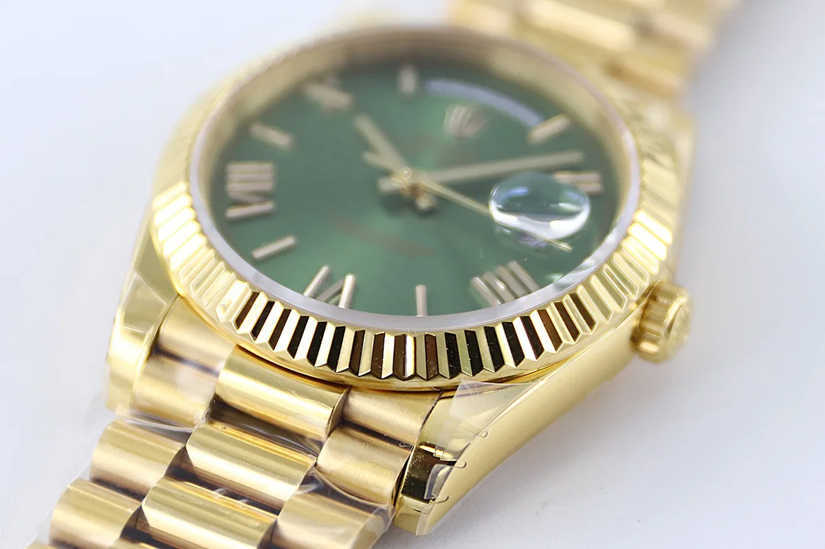 Day-Date 40 228238 Green Dial in Yellow Gold