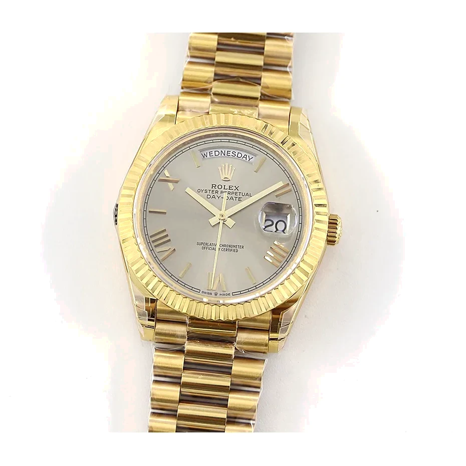 Day-Date 40 228238 Silver Dial in Yellow Gold