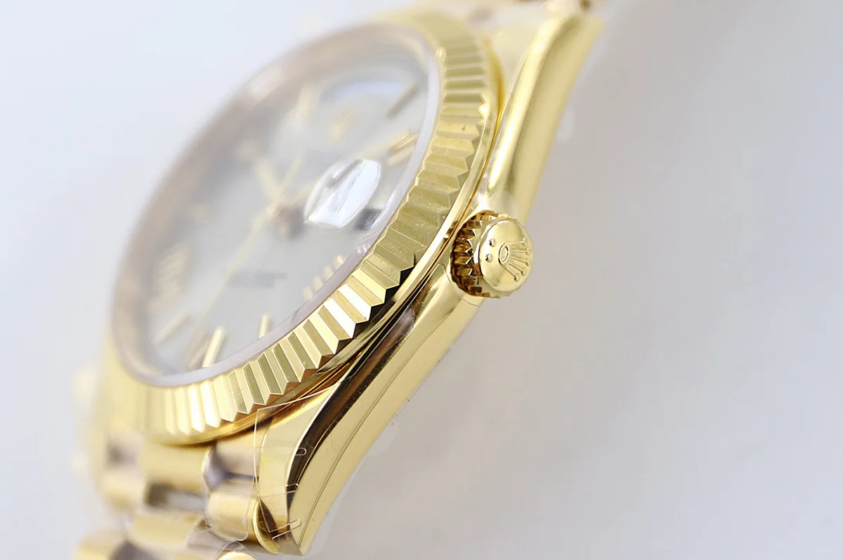 Day-Date 40 228238 Silver Dial in Yellow Gold