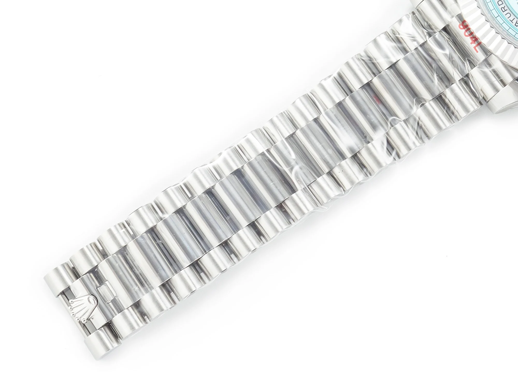 DayDate 40 228239 ARF 904L Steel Grey Stick Dial on President Bracelet VR3255