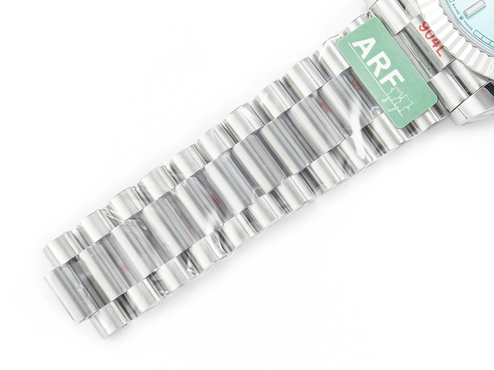 DayDate 40 228239 ARF 904L Steel Grey Stick Dial on President Bracelet VR3255