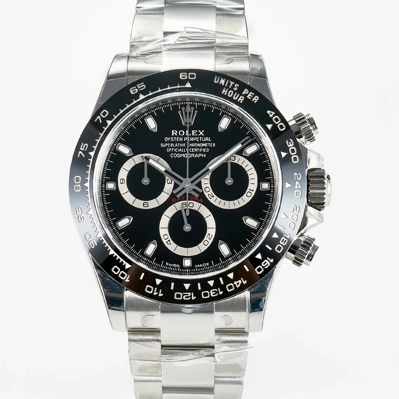 Daytona 116500 VSF 1:1 Best Edition 904L Steel Black Dial on SS Bracelet DD4130