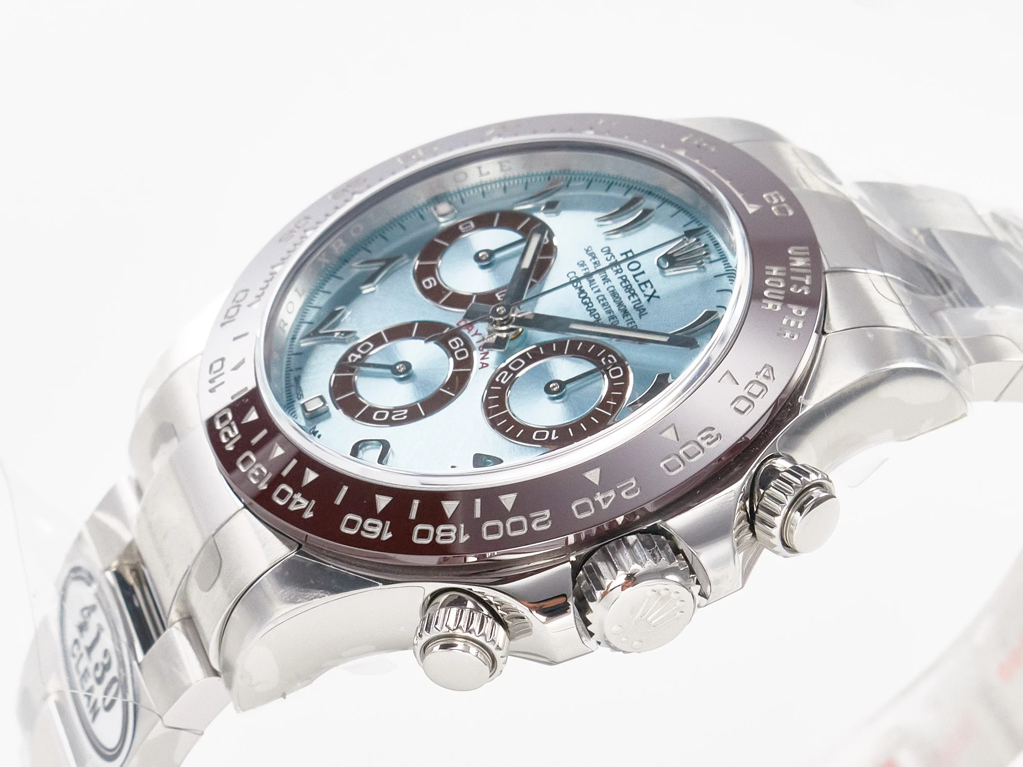 Daytona 116506 Clean 1:1 Best Edition Ice Blue Dial Arabic Markers on SS Bracelet SA4130 V2