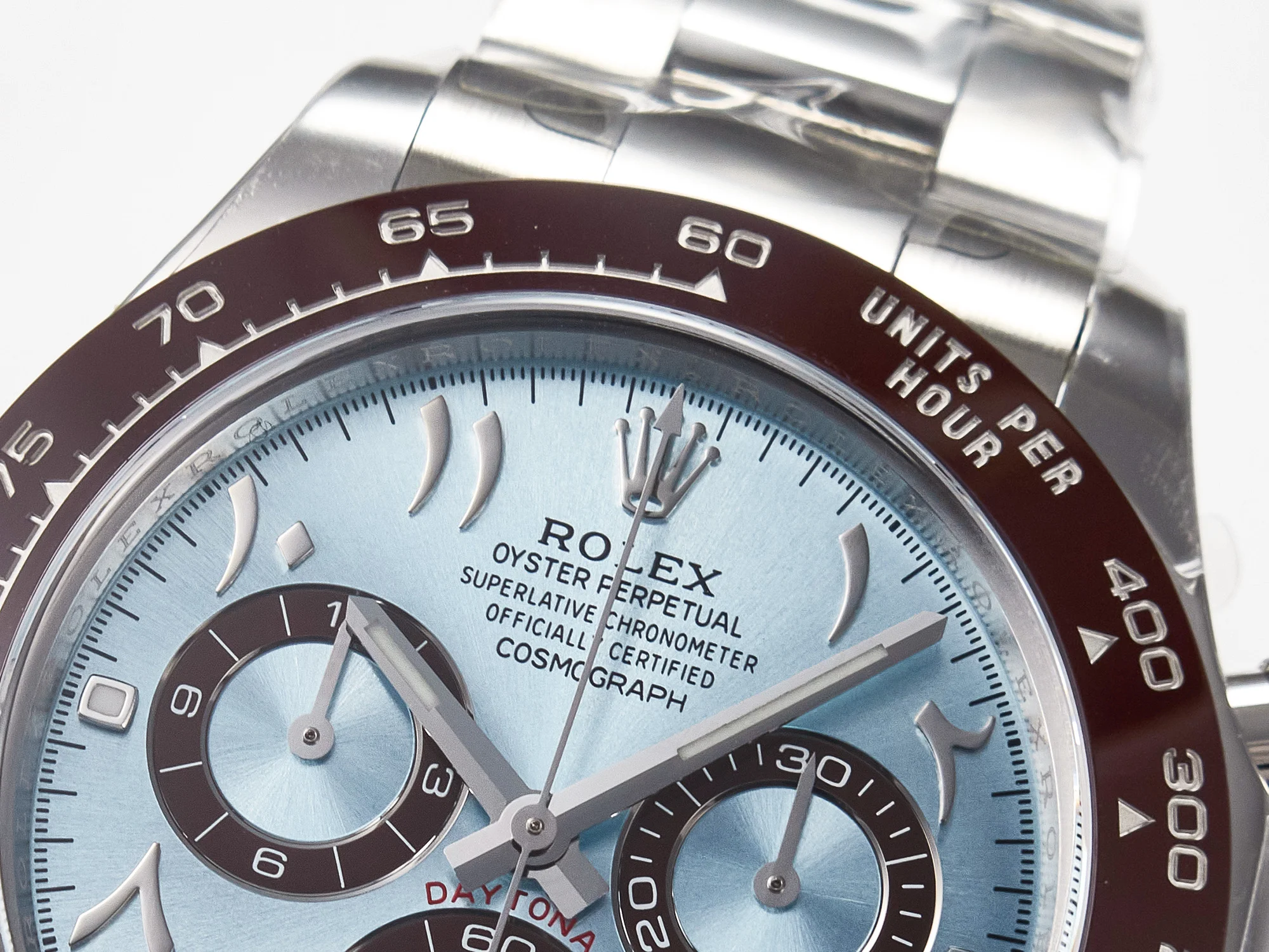 Daytona 116506 Clean 1:1 Best Edition Ice Blue Dial Arabic Markers on SS Bracelet SA4130 V2