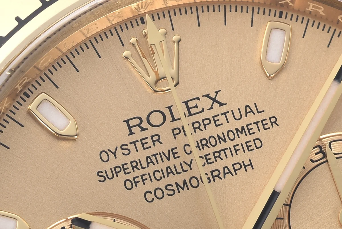 Daytona 116508 Champagne Dial in Yellow Gold