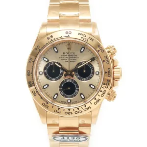 Daytona 116508 Clean Best Edition 904L Steel YG/Black Dial on YG Bracelet SA4130