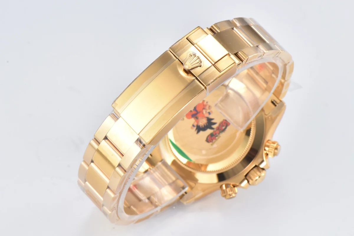 Daytona 116508 White Dial with Diamond Marker in Yellow Gold