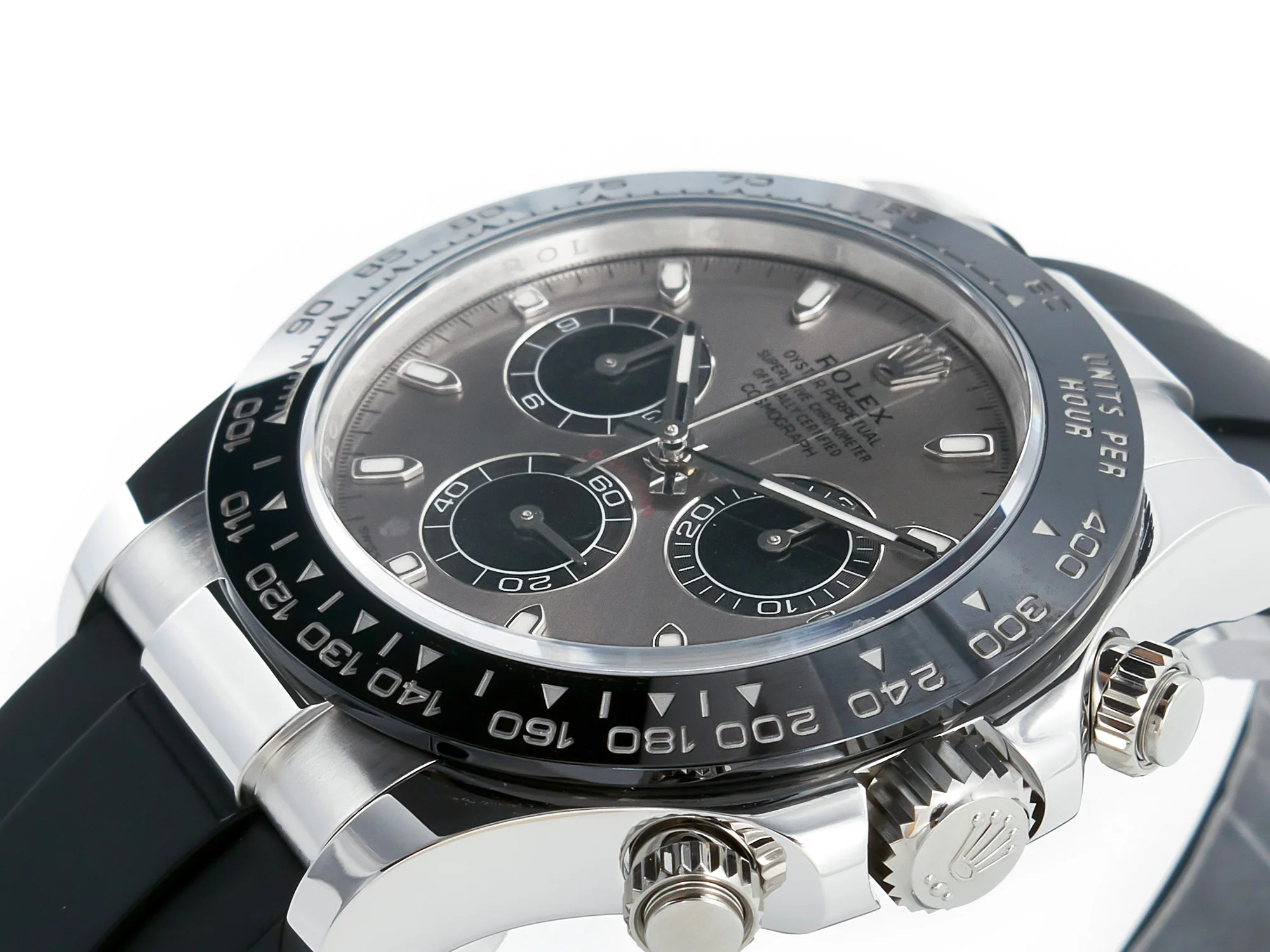 Daytona 116519 APS 1:1 Best Edition 904L SS Case Grey Dial on Oysterflex Strap SH4130 (Gain Weight)