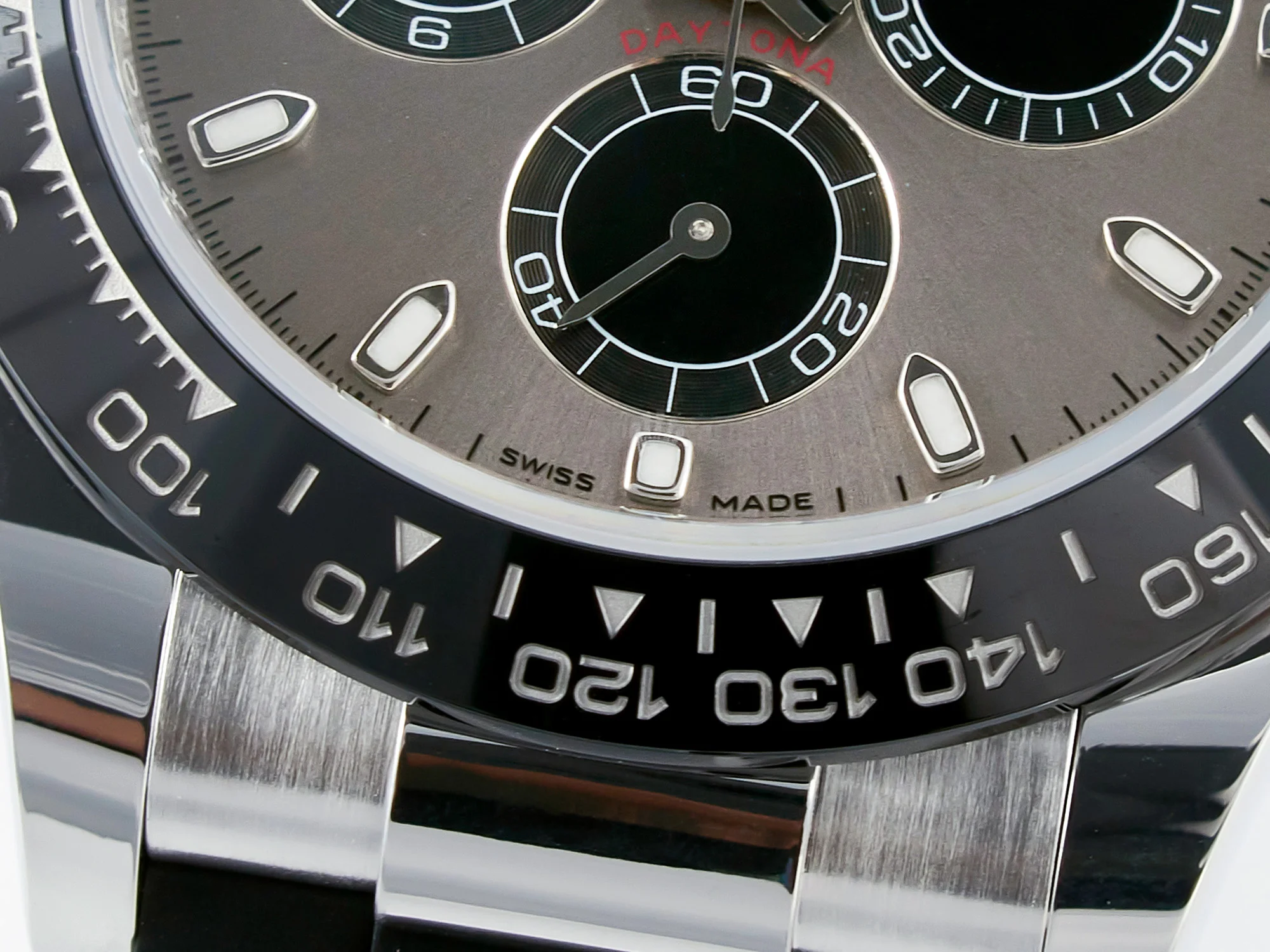 Daytona 116519 APS 1:1 Best Edition 904L SS Case Grey Dial on Oysterflex Strap SH4130 (Gain Weight)