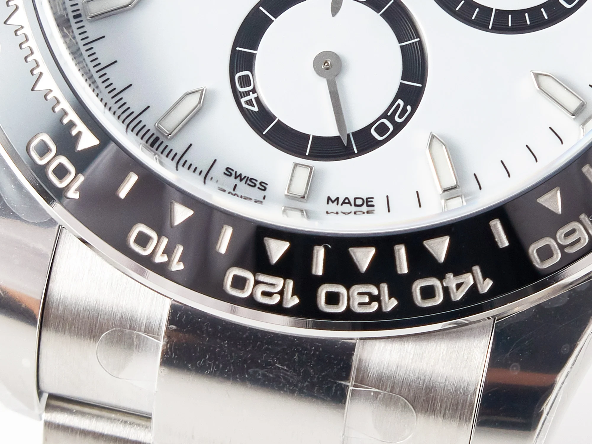 Daytona 126500 Panda Clean 1:1 Best Edition 904L SS Case and Bracelet White Dial SH4131