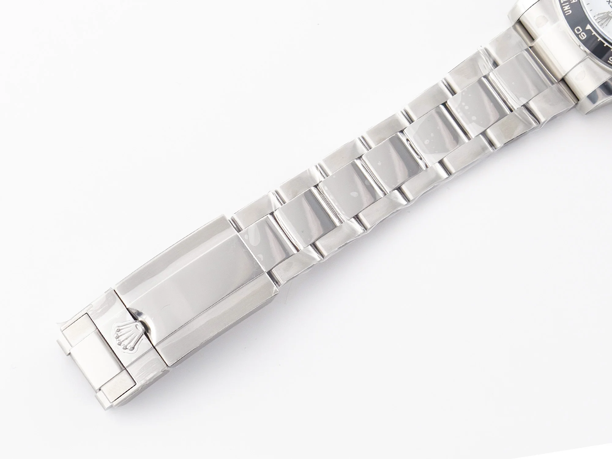 Daytona 126500 Panda Clean 1:1 Best Edition 904L SS Case and Bracelet White Dial SH4131