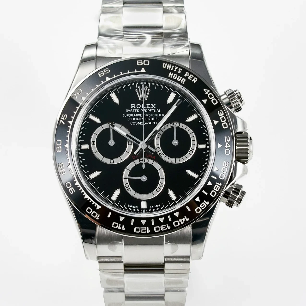 Daytona 126500 VSF 1:1 Best Edition 904L Steel Black Dial on SS Bracelet DD4131