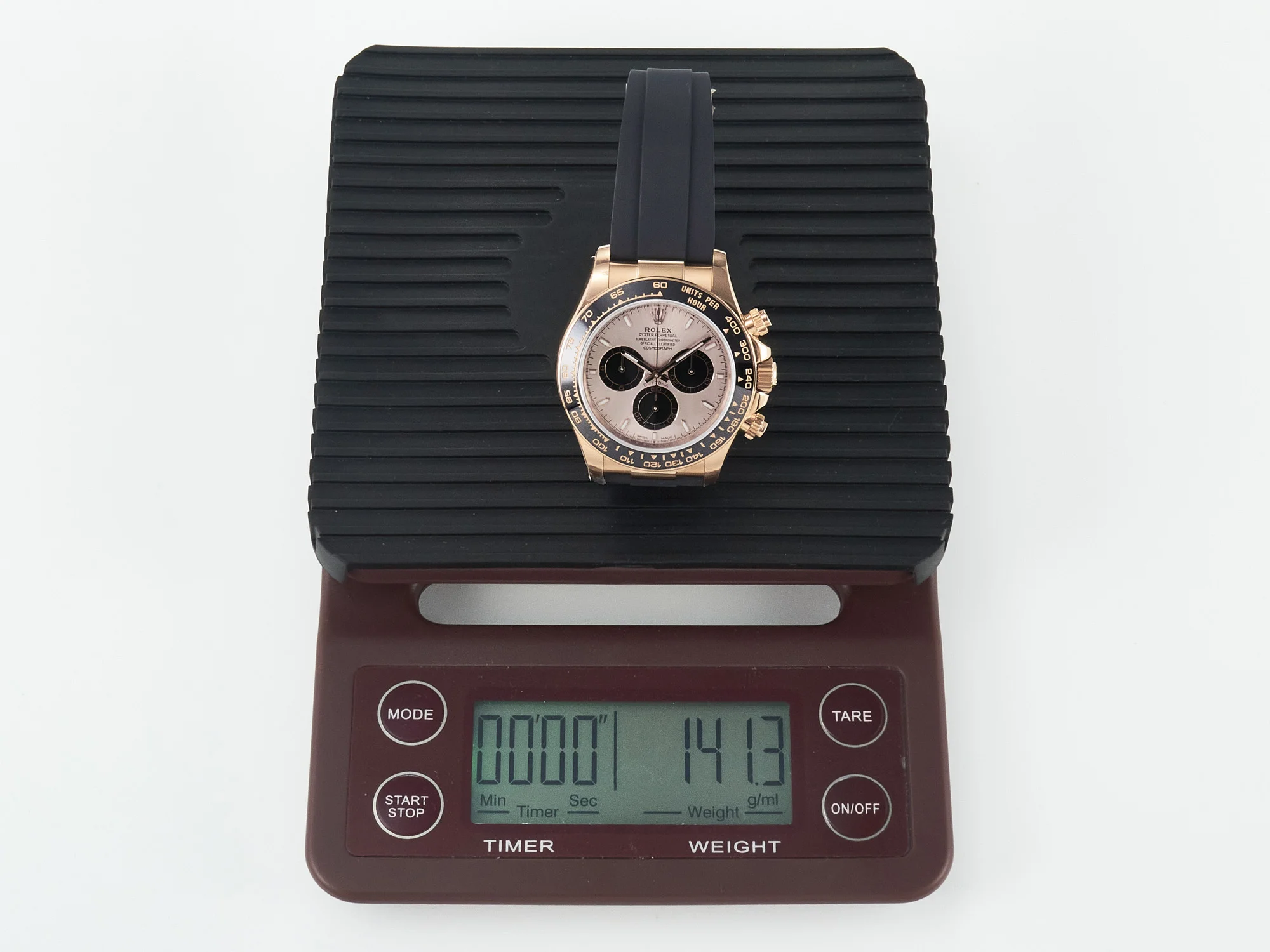 Daytona 126515 QF 1:1 Best Edition RG/Black Dial on Oysterflex Strap SH4131 V6(Gain Weight)