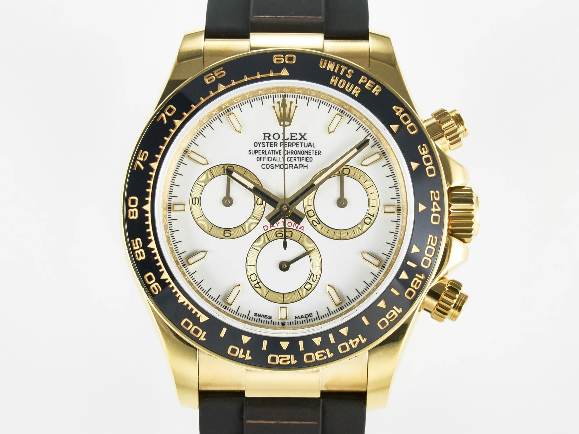 Daytona 126518 QF 1:1 Best Edition White Dial on Oysterflex Strap SH4131 V6(Gain Weight)