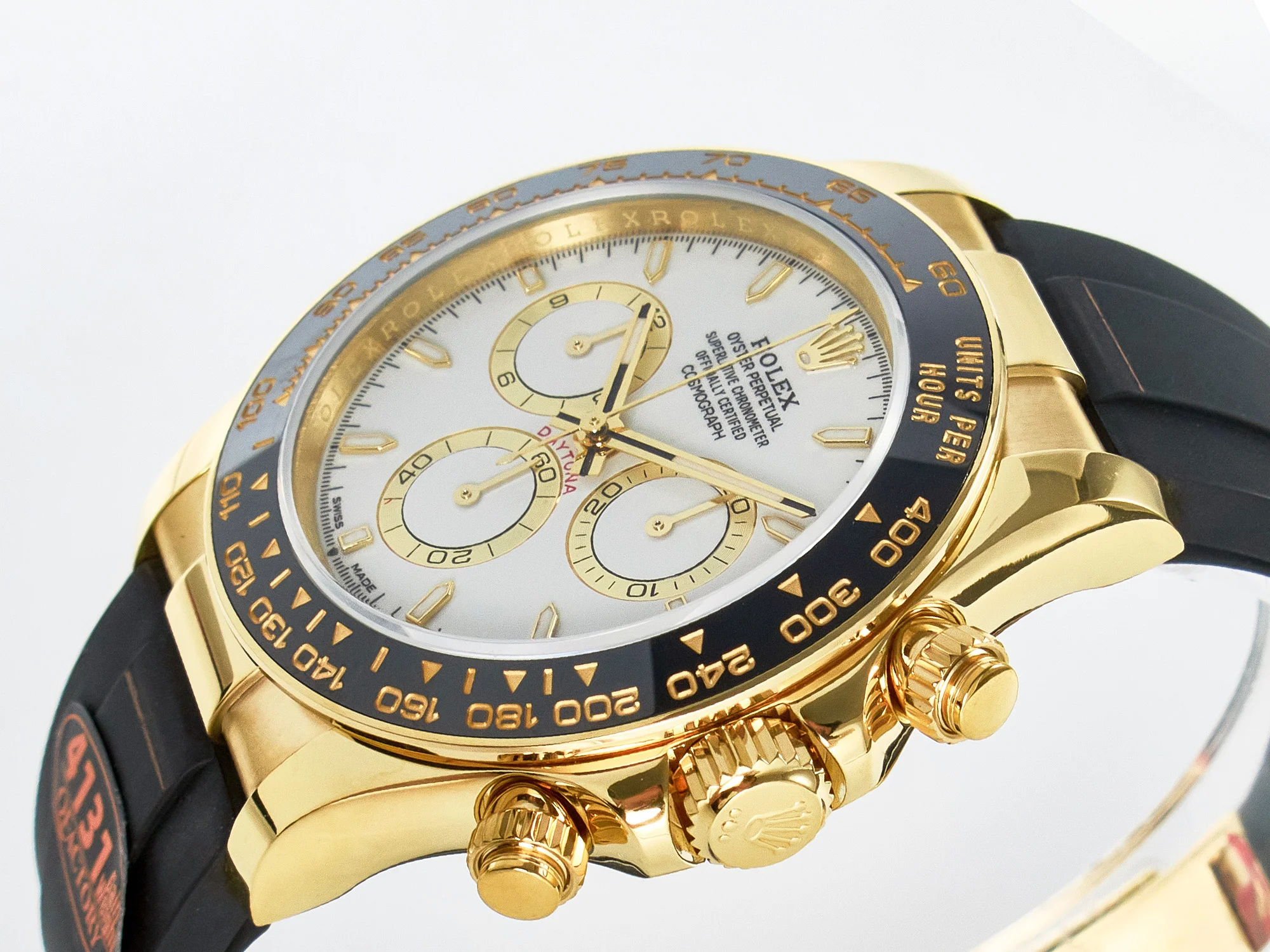 Daytona 126518 QF 1:1 Best Edition White Dial on Oysterflex Strap SH4131 V6(Gain Weight)