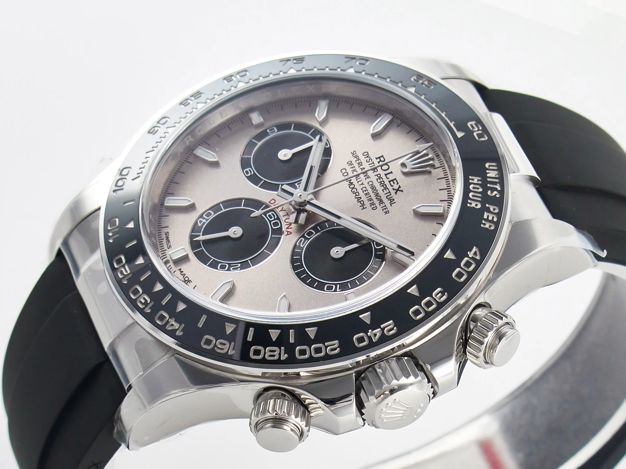 Daytona 126519 Clean 1:1 Best Edition Grey Dial on Oysterflex Rubber Strap SH4131