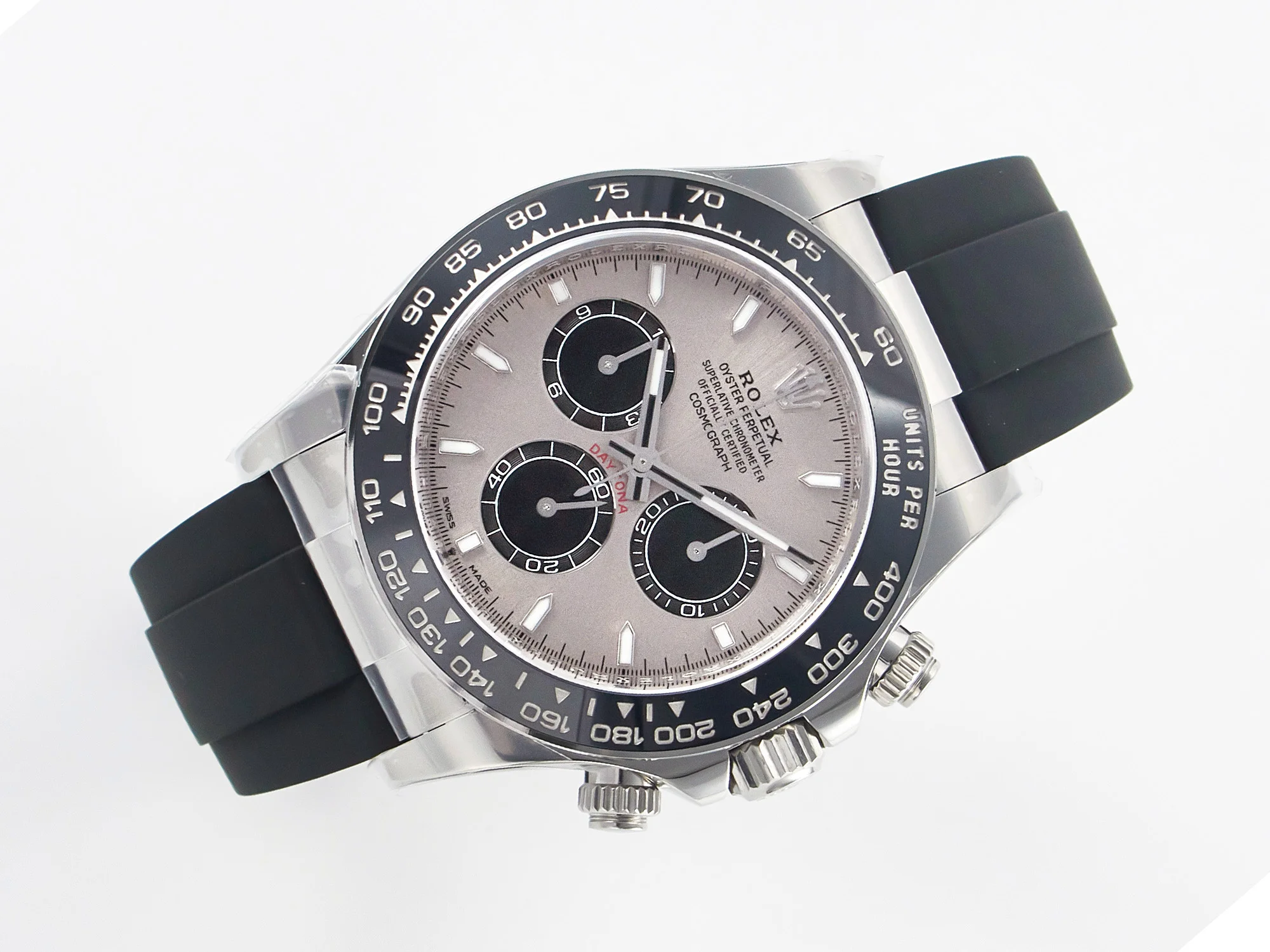 Daytona 126519 Clean 1:1 Best Edition Grey Dial on Oysterflex Rubber Strap SH4131
