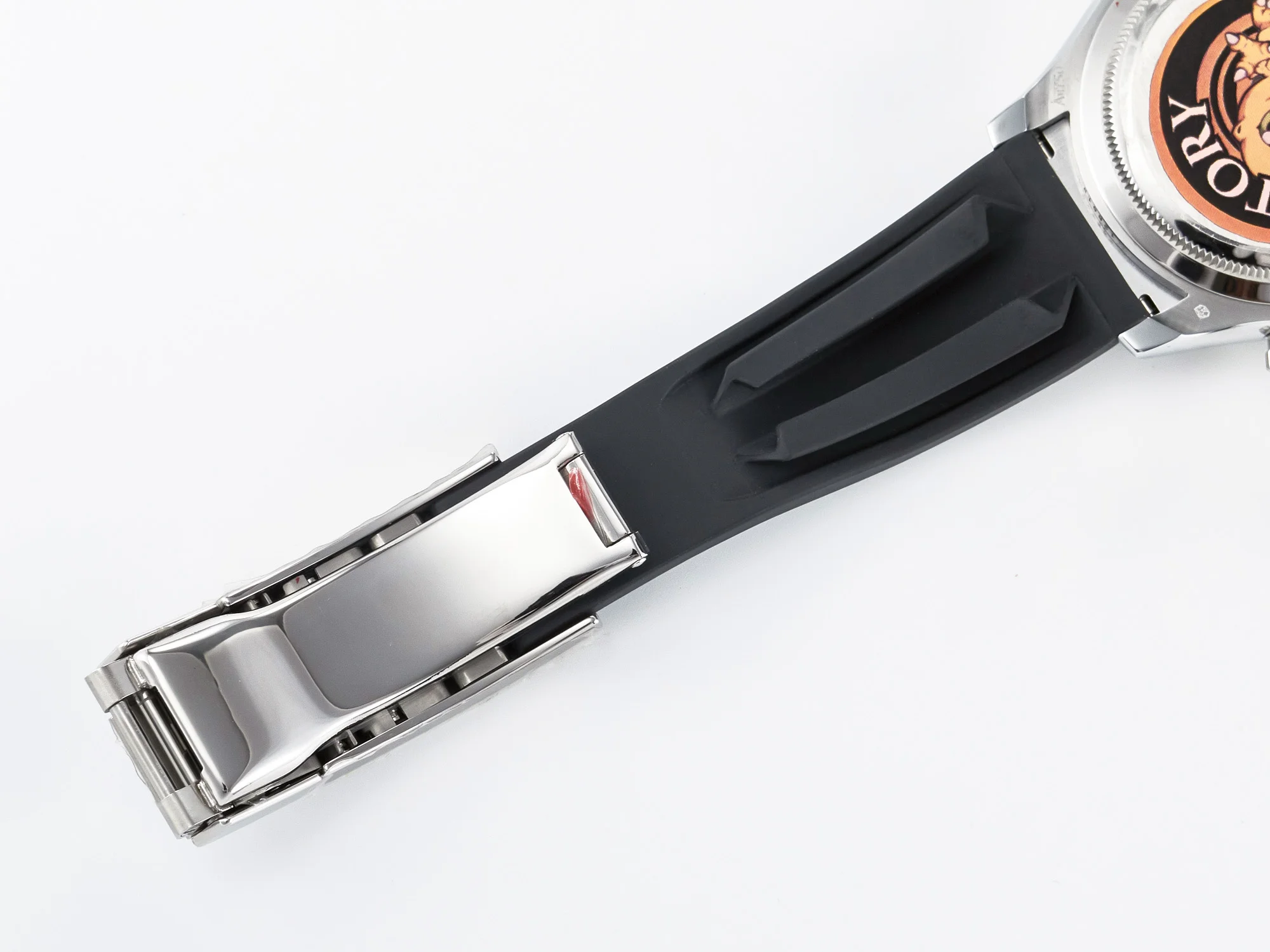 Daytona 126519 QF 1:1 Best Edition Black/Silver Diamonds Dial on Oysterflex Strap SH4131 V6(Gain Weight)