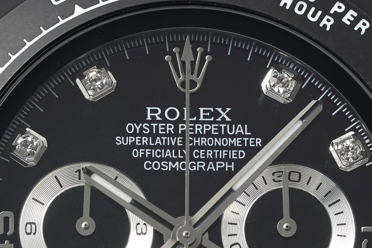 Daytona AET Black Classic on Rubber Strap