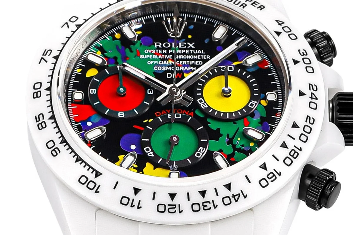 Daytona DIW Motley Dial in Ceramic