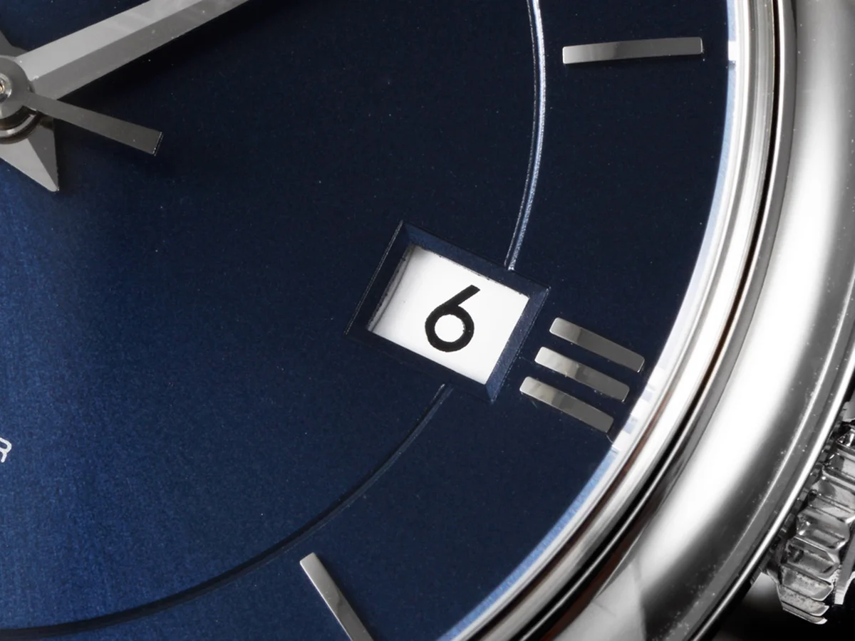 De Ville Co-Axial Chronometer 36.8mm Dark Blue Dial in Steel on Bracelet