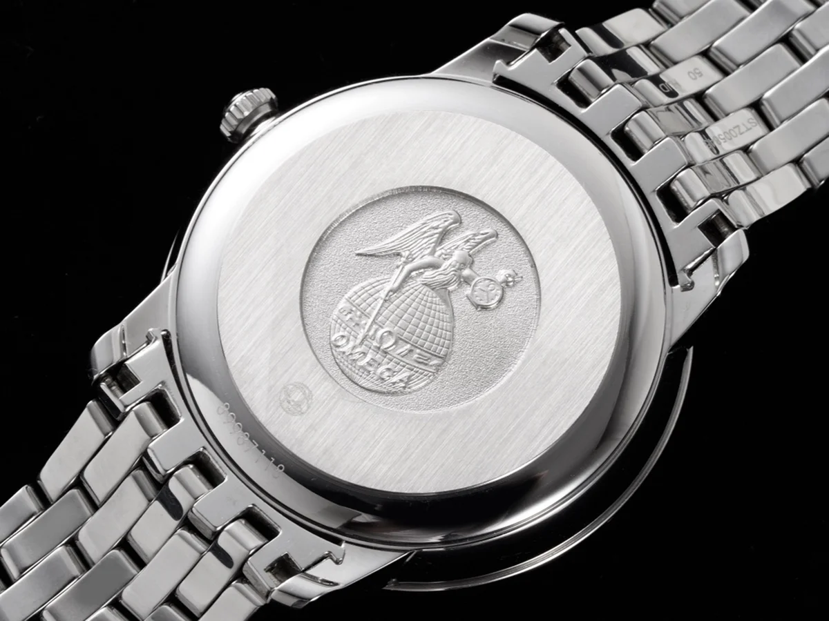 De Ville Co-Axial Chronometer 36.8mm Grey Dial in Steel on Bracelet