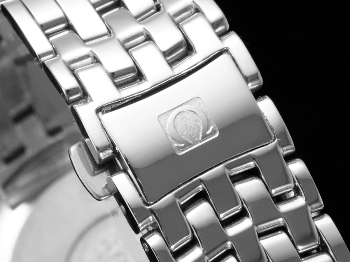 De Ville Co-Axial Chronometer 36.8mm Light Blue Dial in Steel on Bracelet
