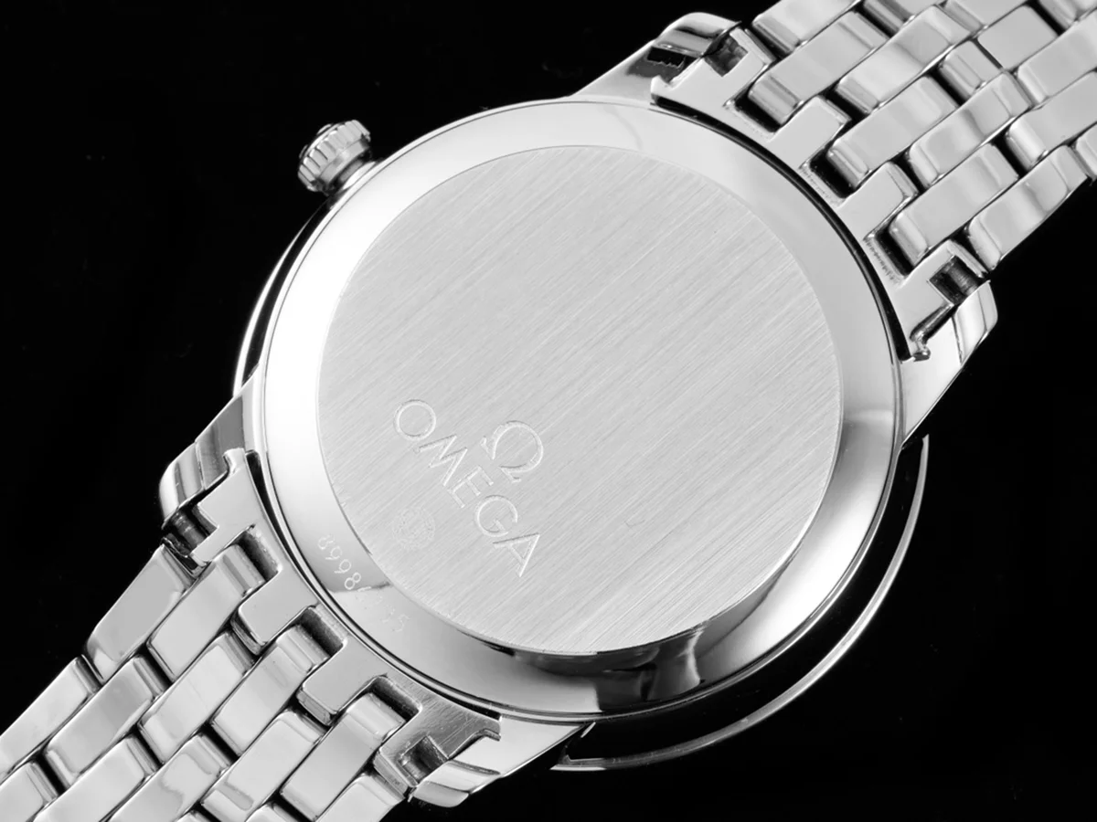 De Ville Co-Axial Chronometer 36.8mm Silver Dial in Steel on Bracelet