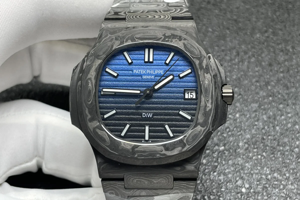 DiW Carbon Nautilus 5711/1A “G Blue Black Grail”