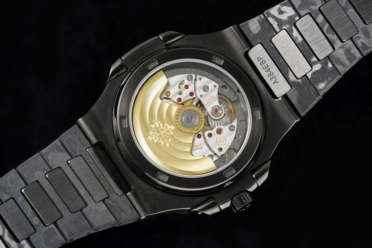 DiW Carbon Nautilus 5711 “Black Grail Celeste”