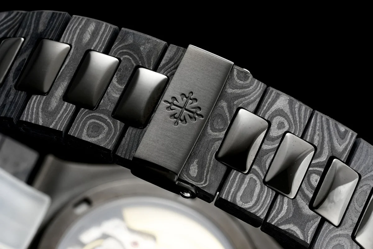 DiW Carbon Nautilus 5711 “Black Grail” White Dial