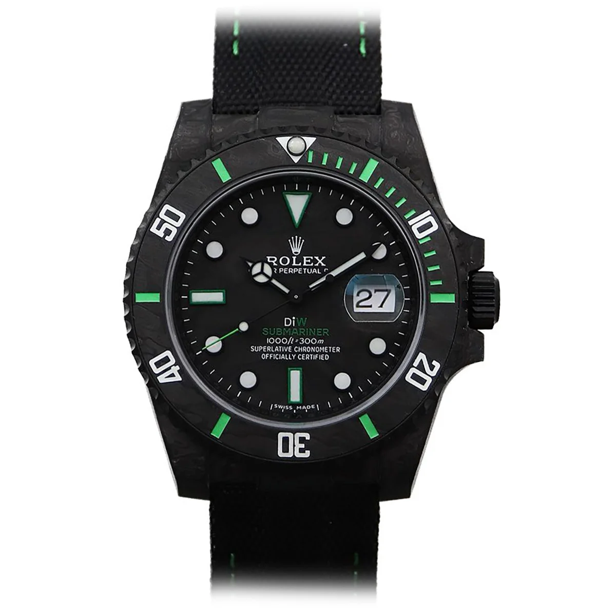 DIW Submariner Carbon Green