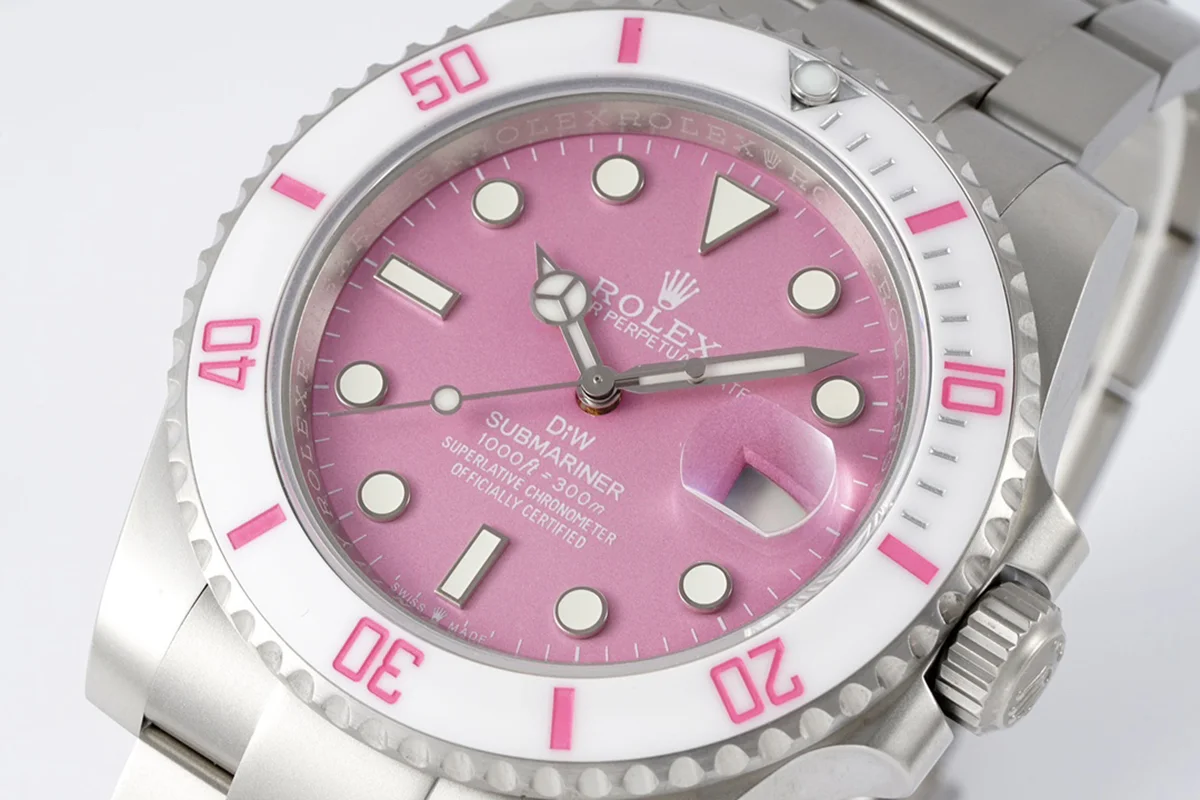 DIW Submariner Fuchsia Pink Dial