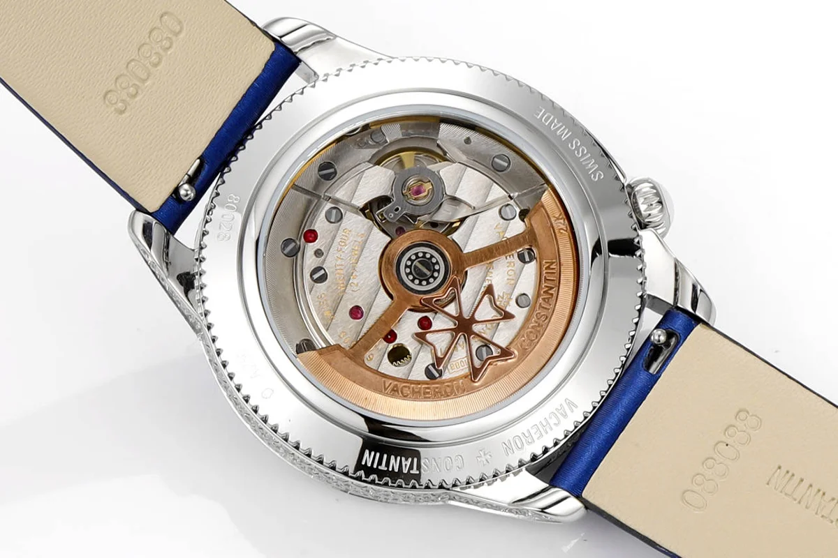 Egerie Moonphase Muse Blue Dial in Steel
