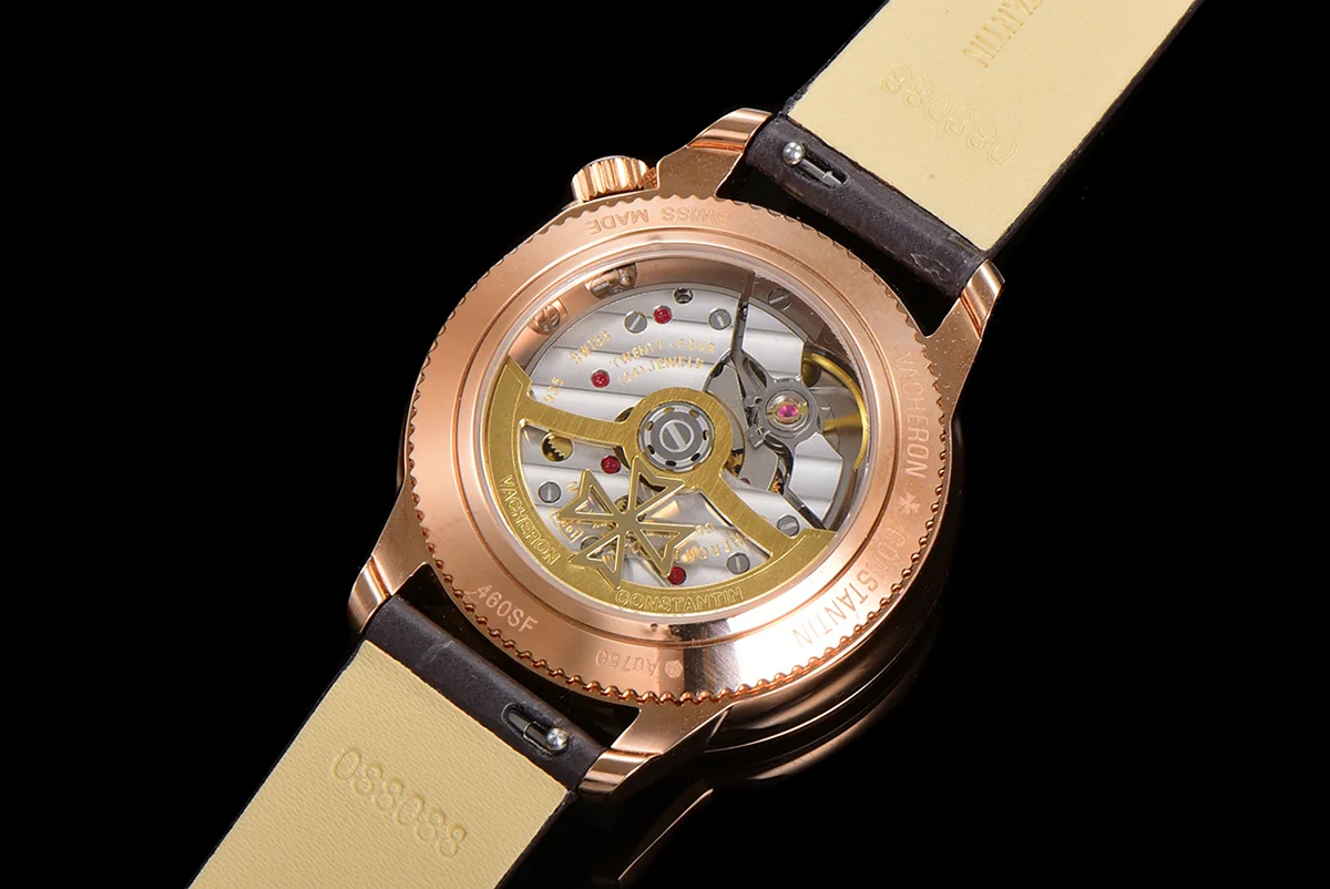 Egerie Moonphase Muse Brown Dial in Pink Gold